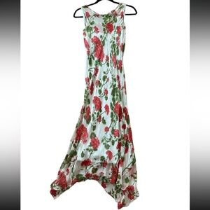Very Rare ✨ Vintage Spring 1997 Dolce & Gabbana Silk Floral Two Piece Dress